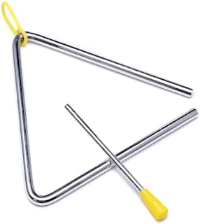 Foto 1 | Foto 1 | Instrumento Musical De Percusión Triangular De Acero De 10 Cm Con Percusión - Venta Internacional.