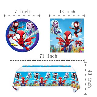 Foto 5 | Foto 5 | Artículos De Fiesta Glaheart Spidey Y Sus Increíbles Amigos - Venta Internacional.