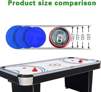 Foto 2 | Foto 2 | Pack De 12 Discos De Hockey De Aire Para Mesa De Tamaño Completo 75 Mm - Venta Internacional.