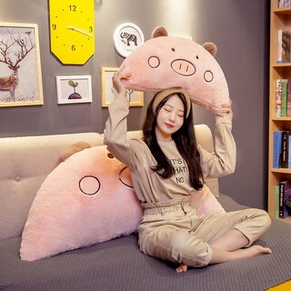 Foto 2 | Foto 2 | Cojín Semicircular Con Forma De Animal De Felpa 60/95 Cm - Venta Internacional.