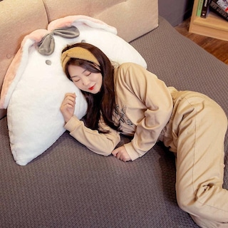 Foto 5 | Foto 5 | Cojín Semicircular Con Forma De Animal De Felpa 60/95 Cm - Venta Internacional.