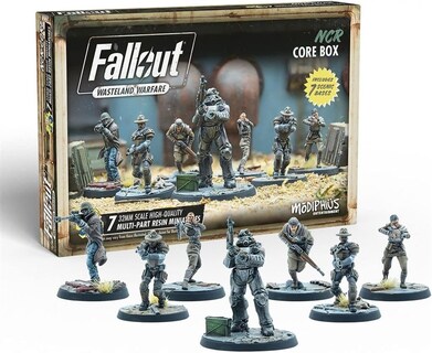 Foto 1 | Foto 1 | Juego De Mesa Modiphius Fallout Wasteland Warfare Ncr Core Box - Venta Internacional.