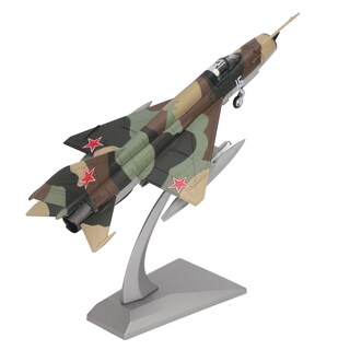 Foto 1 | Foto 1 | Avión De Combate Modelo Mig-21 A Escala 1:72 Moldeado A Presión Con Soporte De Exhibición - Venta Internacional.