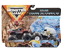Toy Monster Jam Northern Nightmare Vs Yeti Color Change 1:64 - Venta Internacional.