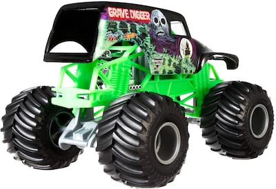 Foto 3 | Foto 3 | Vehículo Fundido Hot Wheels Monster Jam Grave Digger 1:24 - Venta Internacional.