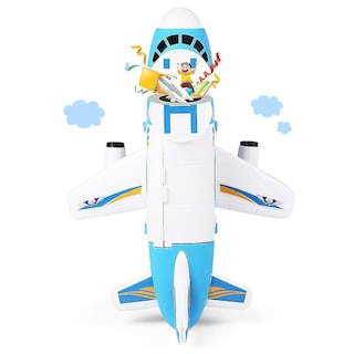 Foto 4 | Foto 4 | Coche De Avión Playset Con Helicóptero Para 3 O Más Niños Y Niñas (azul) - Venta Internacional.