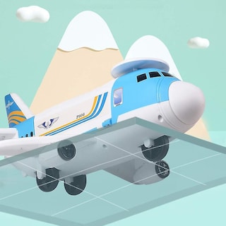 Foto 5 | Foto 5 | Coche De Avión Playset Con Helicóptero Para 3 O Más Niños Y Niñas (azul) - Venta Internacional.