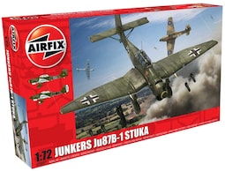 Kit De Maquetas De Plástico Airfix Junkers Ju87b-1 Stuka A Escala 1:72 - Venta Internacional.