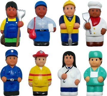 Foto 1 | Foto 1 | Juego De 8 Figuras Profesionales Multiculturales Get Ready Kids 620 5 - Venta Internacional.