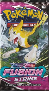 Foto 2 | Foto 2 | Paquete Pokemon Tcg Fusion Strike Booster Con 10 Cartas - Venta Internacional.
