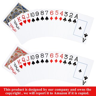 Foto 2 | Foto 2 | Juego De Cartas Neasyth Plástico Impermeable Paquete De 2 Unidades Tamaño Póker - Venta Internacional.