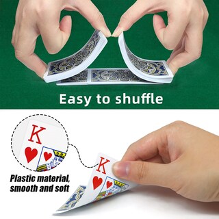 Foto 3 | Foto 3 | Juego De Cartas Neasyth Plástico Impermeable Paquete De 2 Unidades Tamaño Póker - Venta Internacional.