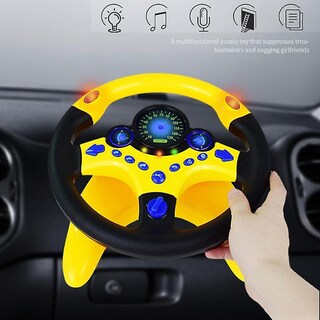 Foto 2 | Foto 2 | Volante Eléctrico De Juguete Con Luz Y Sonido Para Niños - Venta Internacional.