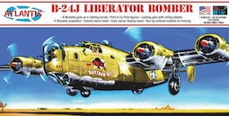 Kit De Maquetas De Plástico Atlantis B-24j Liberator Wwii A Escala 1/92 - Venta Internacional.