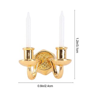 Foto 1 | Foto 1 | Vela Bicéfala De Pared D En Miniatura Con Escena Para Jugar A La Comida - Venta Internacional.