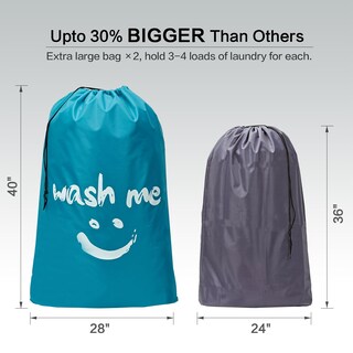 Foto 3 | Foto 3 | Bolsa De Viaje Para Lavandería Homest Wash Me Xl Paquete De 2 Unidades 28 X 40 Pulgadas - Venta Internacional.