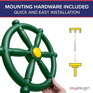 Foto 3 | Foto 3 | Playground Steering Wheel Play Platoon Kids Pirate Ship Color Verde - Venta Internacional.