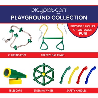 Foto 6 | Foto 6 | Playground Steering Wheel Play Platoon Kids Pirate Ship Color Verde - Venta Internacional.