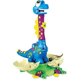 Foto 2 | Foto 2 | Playset Play-doh Dino Crew Growin' Tall Bronto +3 Años - Venta Internacional.