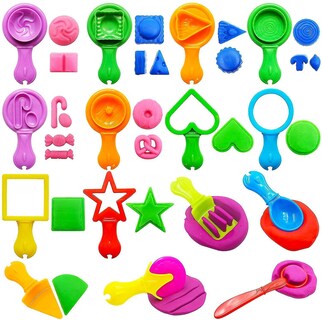 Foto 1 | Foto 1 | Juego De Herramientas Para Amasar Para Niños Con Varios Moldes De Plástico - Venta Internacional.