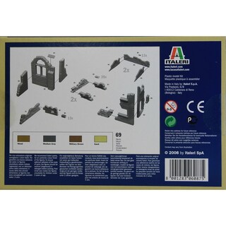 Foto 2 | Foto 2 | Kit De Maquetas Italeri 510006087 Wall And Ruins A Escala 1/72 Con Accesorios - Venta Internacional.