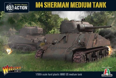 Foto 1 | Foto 1 | Maqueta De Plástico Warlord Games Bolt Action M4 Sherman Tank - Venta Internacional.
