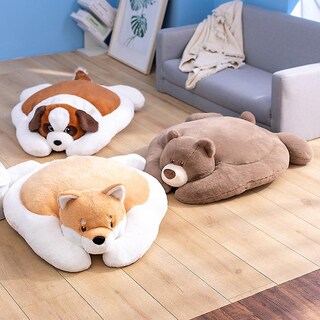 Foto 2 | Foto 2 | Muñeca De Peluche Shiba Inu Oso Pardo Husky 80 Cm - Venta Internacional.