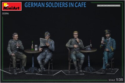 Foto 4 | Foto 4 | Set De Figuras Miniart German Soldiers In Cafe A Escala 1:35 Mia35396 - Venta Internacional.