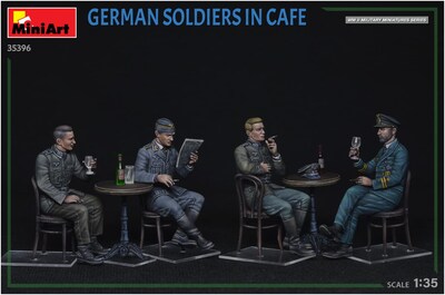 Foto 5 | Foto 5 | Set De Figuras Miniart German Soldiers In Cafe A Escala 1:35 Mia35396 - Venta Internacional.