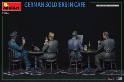 Foto 6 | Foto 6 | Set De Figuras Miniart German Soldiers In Cafe A Escala 1:35 Mia35396 - Venta Internacional.