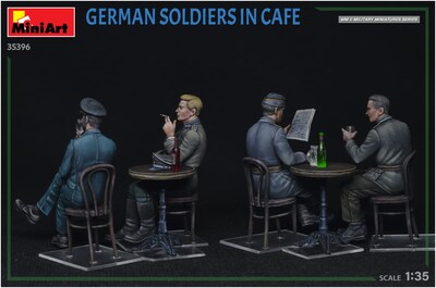 Foto 7 | Foto 7 | Set De Figuras Miniart German Soldiers In Cafe A Escala 1:35 Mia35396 - Venta Internacional.