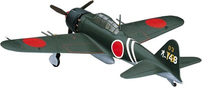 Foto 1 | Foto 1 | Maqueta Hasegawa A6m2 Zero Type 52 A Escala 1:72 - Venta Internacional.