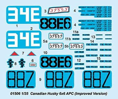 Foto 3 | Foto 3 | Kit Modelo Trumpeter Canadian Husky 6x6 Avgp Mejorado 1/35 - Venta Internacional.