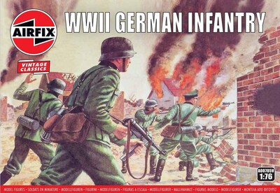 Foto 3 | Foto 3 | Maqueta De Plástico Airfix Infantería Alemana De La Segunda Guerra Mundial Escala 1:72 - Venta Internacional.