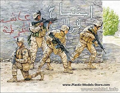 Foto 1 | Foto 1 | Maqueta Master Box Iraq Kit #1 Us Troops Escala 1/35 3575 - Venta Internacional.