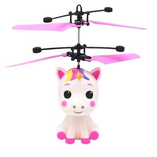 Foto 1 | Foto 1 | Helicóptero Rc De Juguete Magic Flying Unicorn Con Luces Led - Venta Internacional.