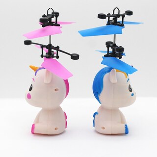 Foto 2 | Foto 2 | Helicóptero Rc De Juguete Magic Flying Unicorn Con Luces Led - Venta Internacional.