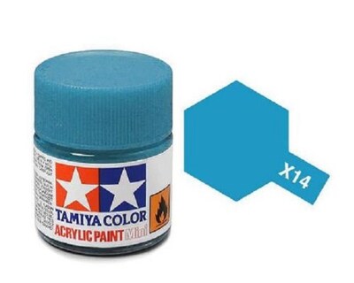 Foto 1 | Foto 1 | Paint Tamiya Models X-14 Mini Acrílico Azul Cielo - Venta Internacional.