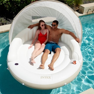 Foto 5 | Foto 5 | Piscina Flotante Intex Canopy Island De Lujo Para 2 Personas Con Sombrilla - Venta Internacional.