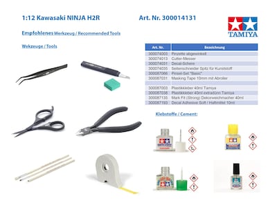 Foto 5 | Foto 5 | Kit De Maquetas De Plástico Tamiya Kawasaki Ninja H2r Escala 1/12 - Venta Internacional.