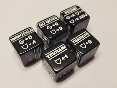 Foto 2 | Foto 2 | Set De Dados: Estadísticas De Battletech Y Modificador De Movimiento Especial X5 - Venta Internacional.