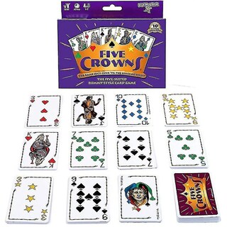 Foto 1 | Foto 1 | Juego De Cartas Enterprise Five Crowns Rummy Style De Más De 8 Años - Venta Internacional.