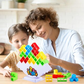 Foto 4 | Foto 4 | Juego De Mesa Apilable Tetra Tower Game Usoway De 48 Piezas - Venta Internacional.