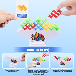 Foto 5 | Foto 5 | Juego De Mesa Apilable Tetra Tower Game Usoway De 48 Piezas - Venta Internacional.