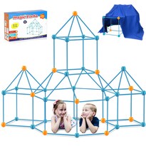 Kit De Construcción Fort Xodsi Kids 135 Piezas Juega En Interiores Y Exteriores - Venta Internacional.