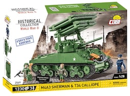 Building Blocks: Colección Histórica De Cobi Edición Ejecutiva De M4a3 Sherman Y T34 Calliope - Venta Internacional.