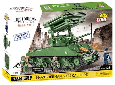 Foto 1 | Foto 1 | Building Blocks: Colección Histórica De Cobi Edición Ejecutiva De M4a3 Sherman Y T34 Calliope - Venta Internacional.