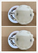 Juego De 4 Tapas Para Centro De Rueda Para Coche Hongyuntong 54mm Plateadas - Venta Internacional.