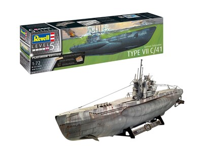 Foto 1 | Foto 1 | Maqueta De Submarino Naval Alemán Revell Tipo Viic/41 1/72 - Venta Internacional.