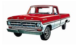 Maqueta De Vehículo Moebius 1971 Ford Ranger Pickup A Escala 1:25 - Venta Internacional.